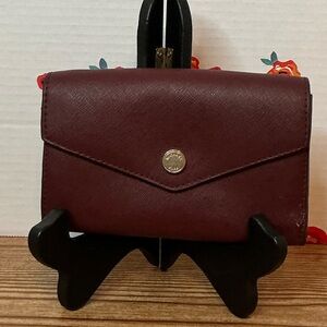 Micheal Kors Burgundy Clutch
